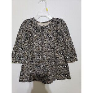 Healthtex infant girl's leopard print with gold sparkles dress, size 24M